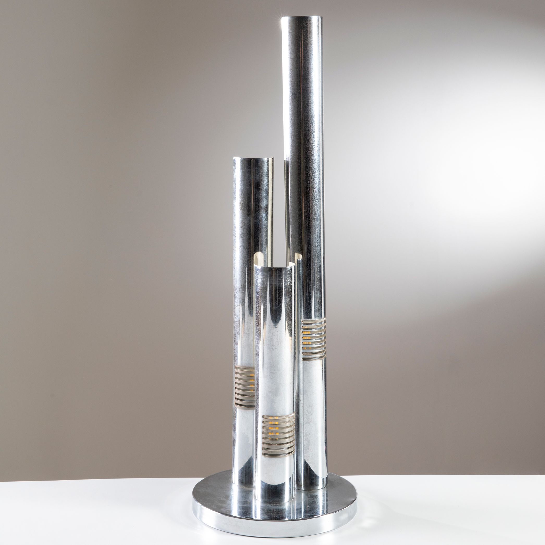 Large Triple Column Floor Lamp for Tronconi